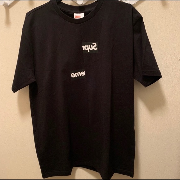 supreme x cdg split tee